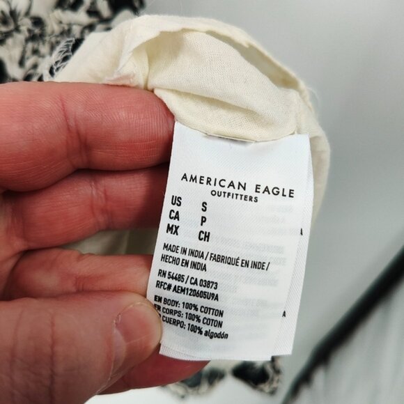 American Eagle Cotton Fit  Flare Dress - Picture 4 of 5